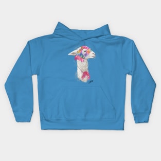 Decorated Peruvian Llama Kids Hoodie